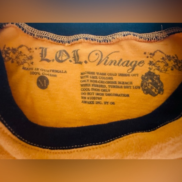 L.O.L Vintage Pumpkin/Halloween T-Shirt, Girls Size XL - Picture 2 of 4